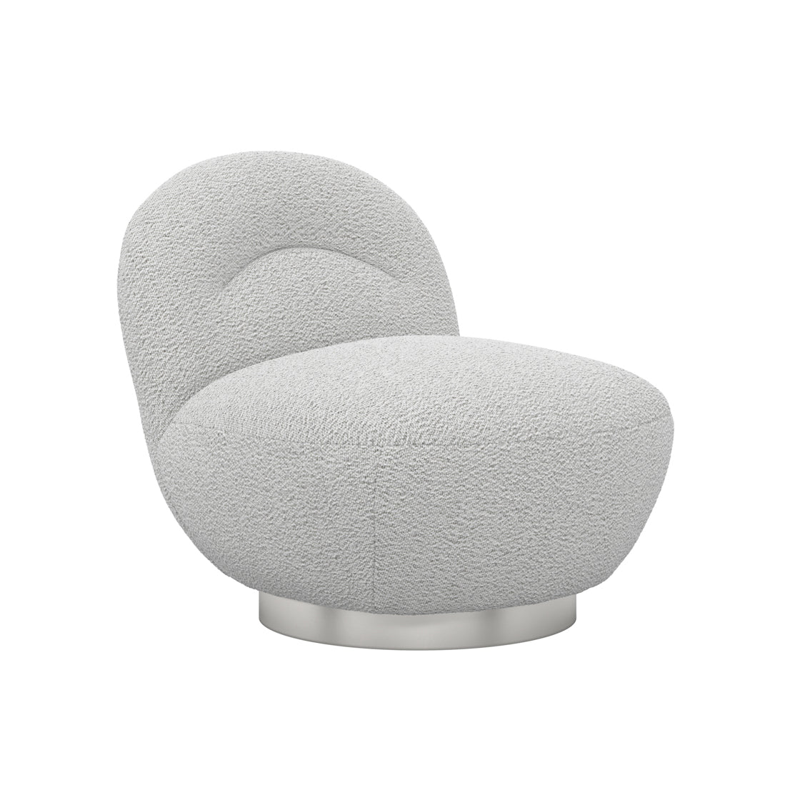 LANGHAM CLOUD GREY SWIVEL CHAIR