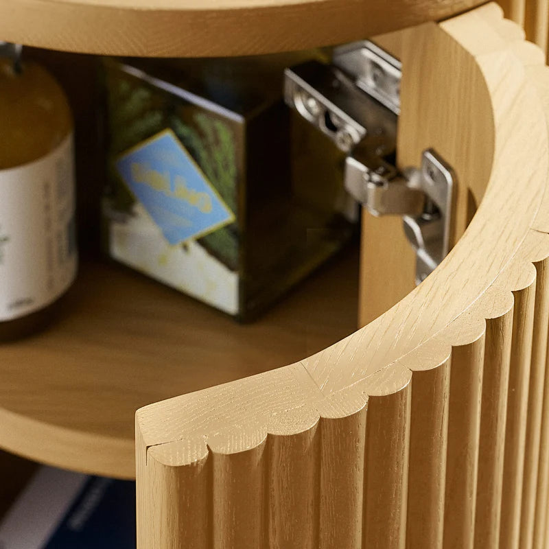 Louis Side Table With Door