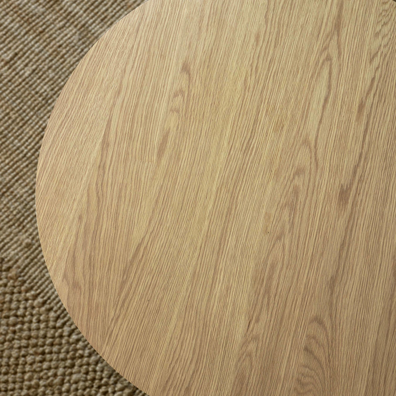Ollie Round Light Brown Coffee Table