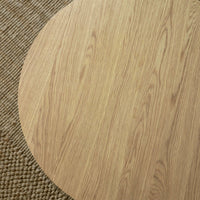 Ollie Round Light Brown Coffee Table