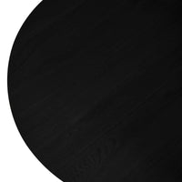 Ollie Round  Black Lamp Table