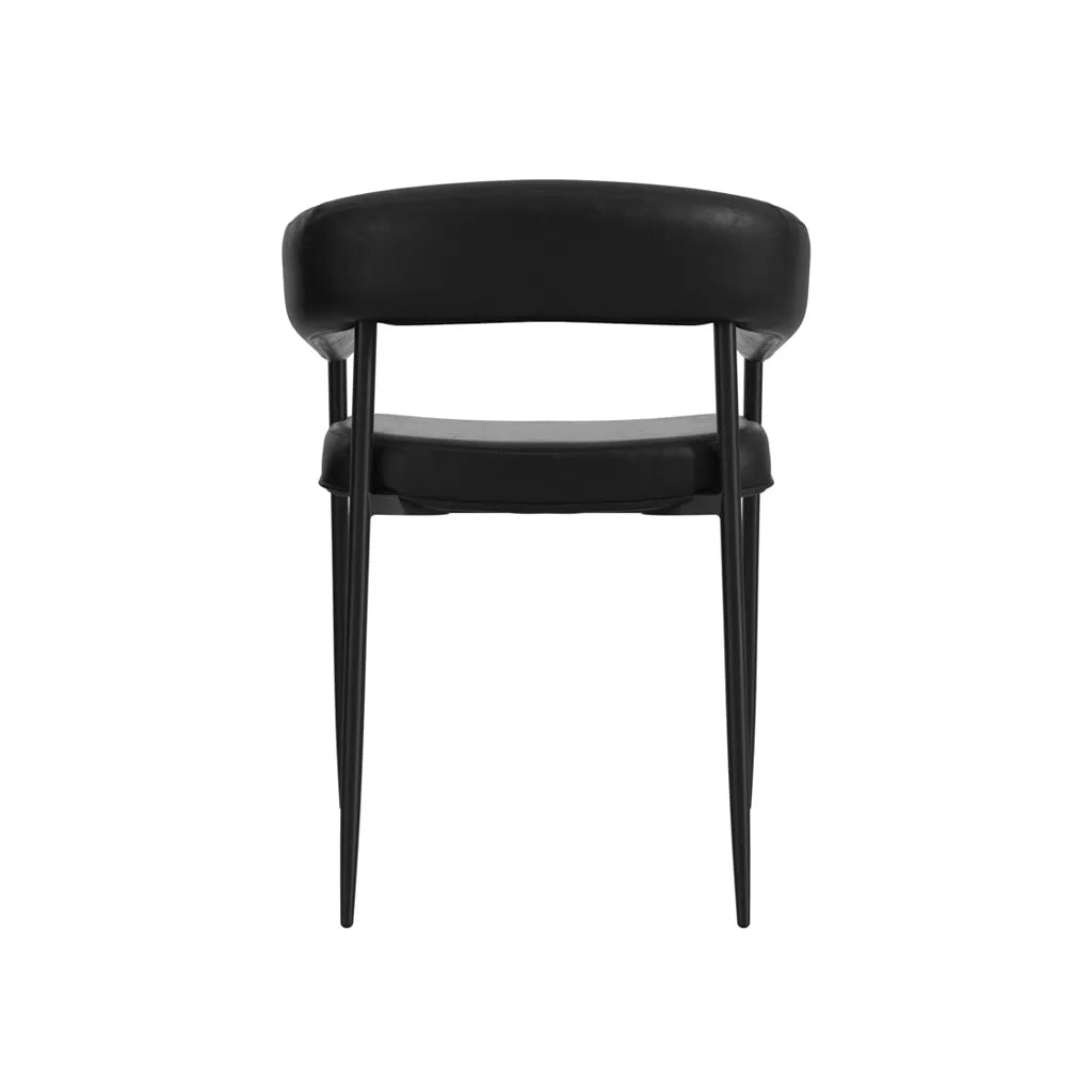 Queens Black Dining Chair (set of 2)