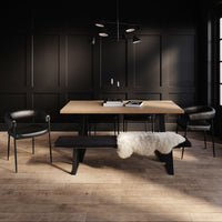 Queens Black Dining Chair (set of 2)