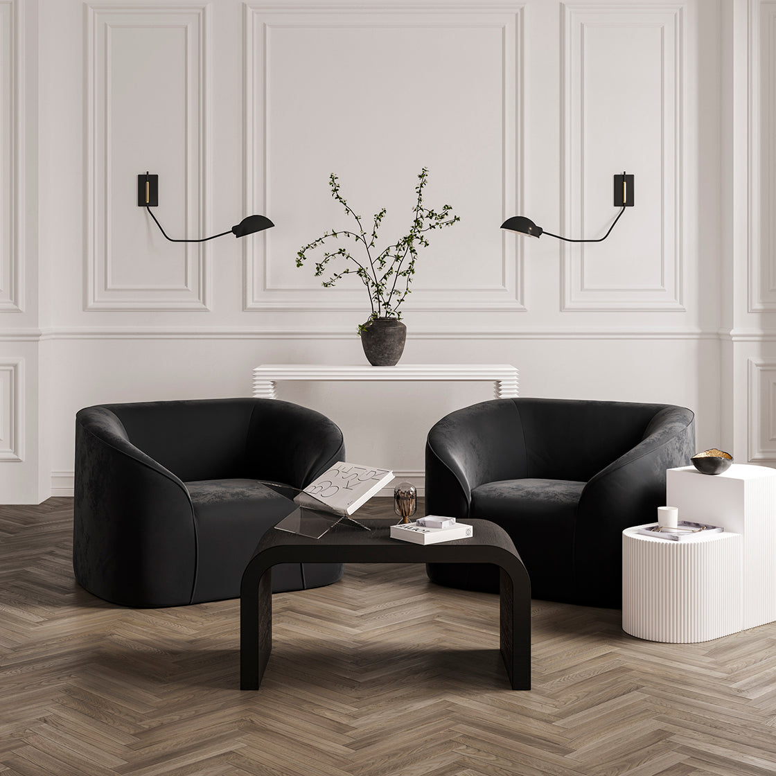 LAKE BLACK COFFEE TABLE