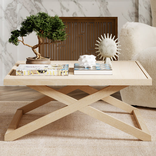 SAGE BLONDE COFFEE TABLE LARGE