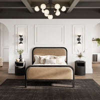 Yori Black Bedside Cabinet