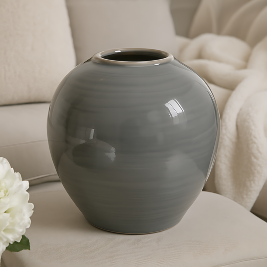 Garda Grey Glazed Regola Vase