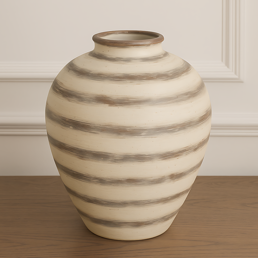 Ravello Large Stripe Amfora Vase