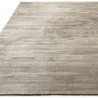 Kuza Plain Stripe Khaki Rug