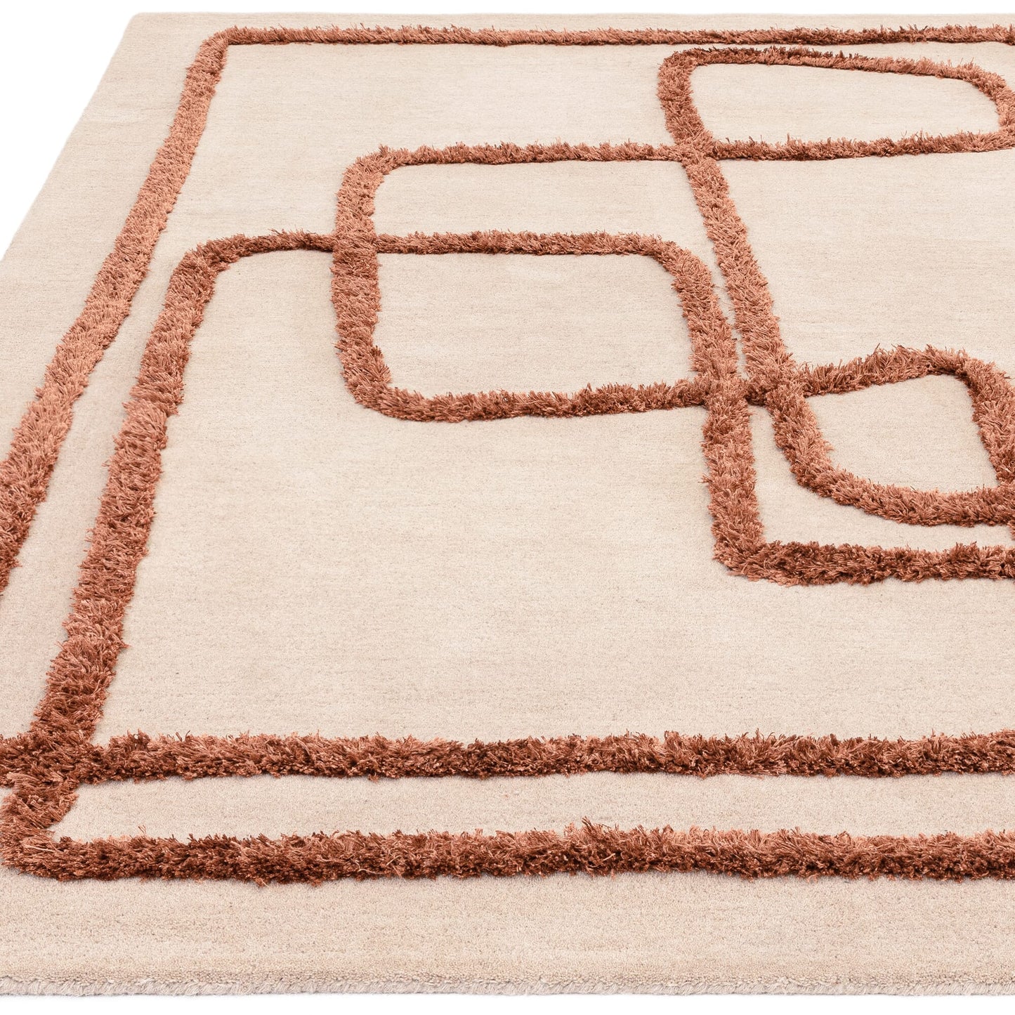 Matrix Infinity Copper Rug