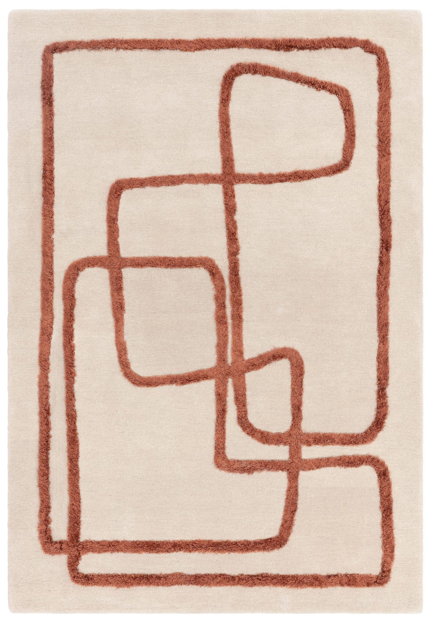 Matrix Infinity Copper Rug