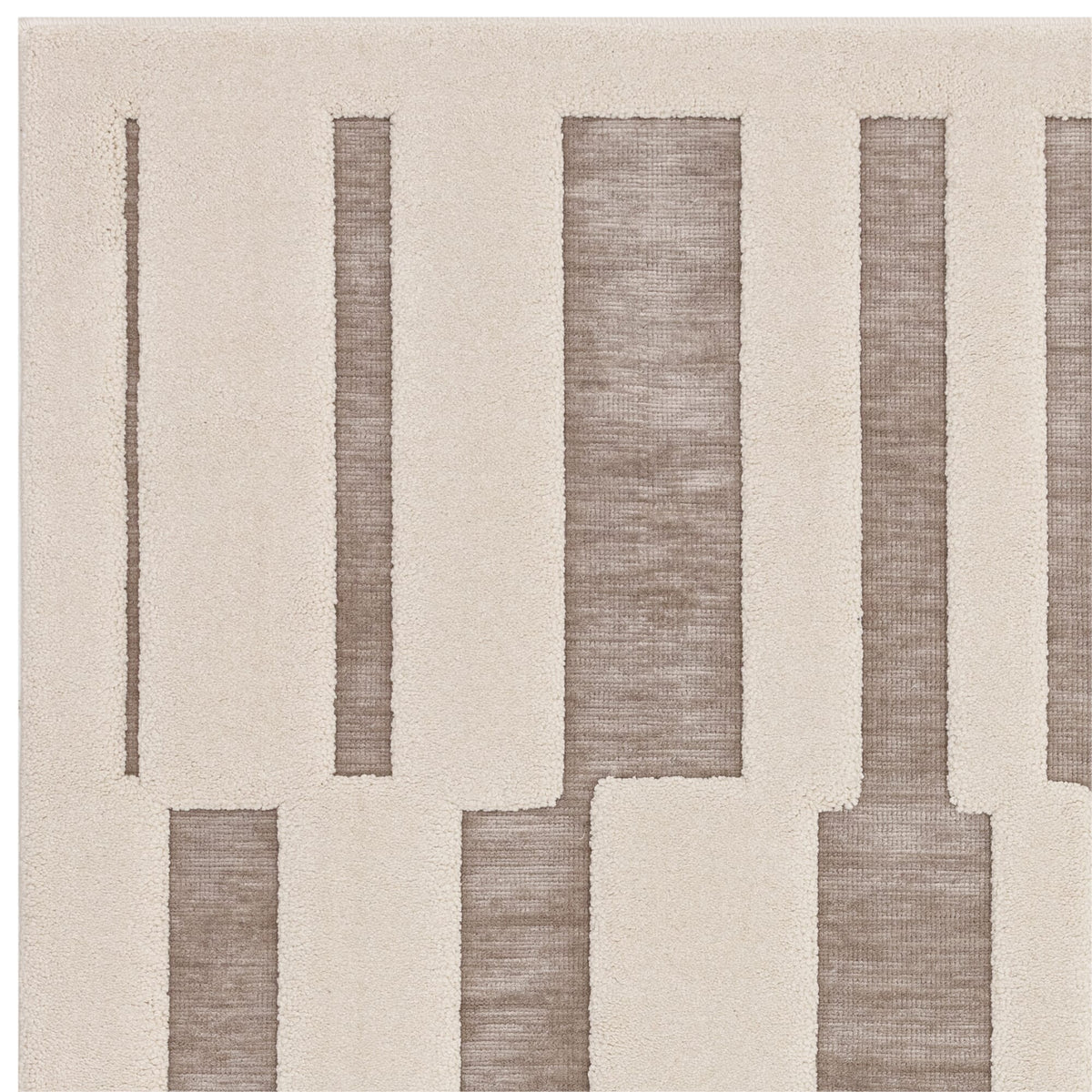 Valley Natural/Ivory Tile Rug