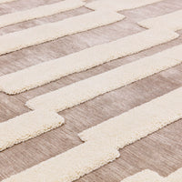 Valley Natural/Ivory Tile Rug