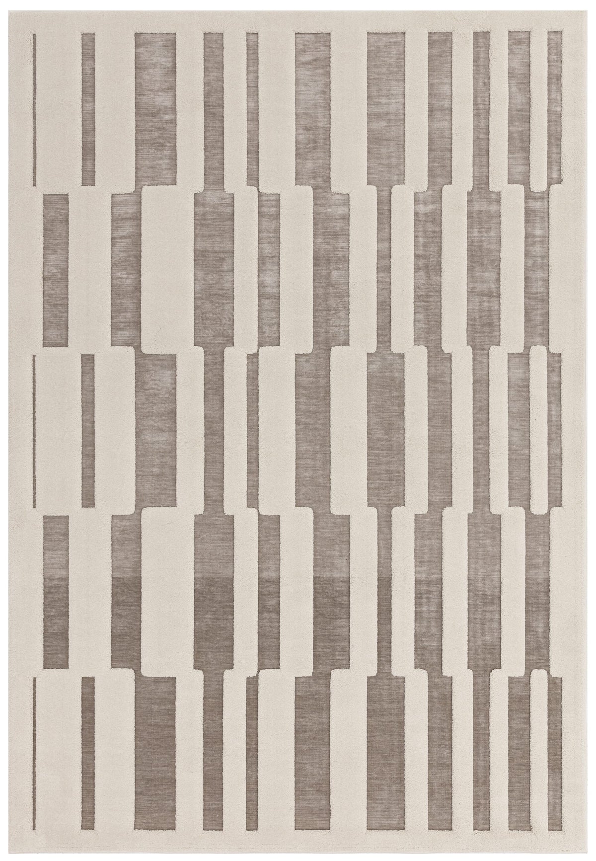 Valley Natural/Ivory Tile Rug