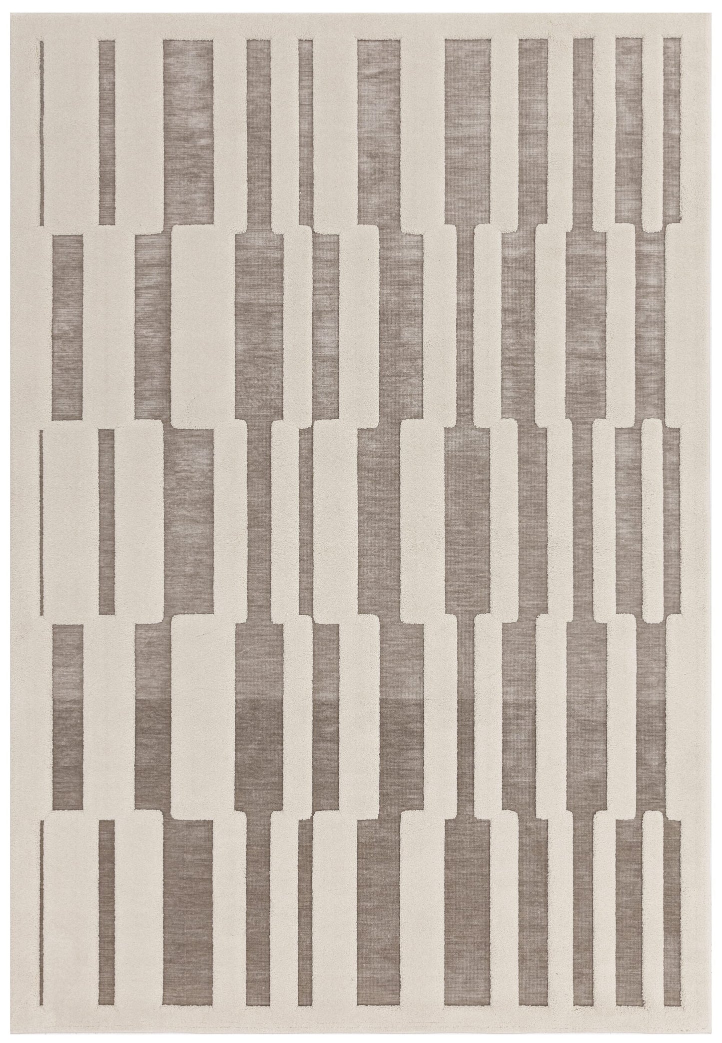 Valley Natural/Ivory Tile Rug